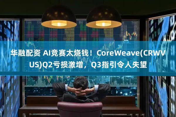 华融配资 AI竞赛太烧钱!CoreWeave(CRWVUS)Q2亏损激增,Q3指引令人失望